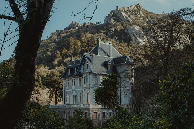 Cycle Sintra’s Wonders – EBike Tour - Centro Histórico de Sintra: cobblestones, green scenery, and palace silhouettes