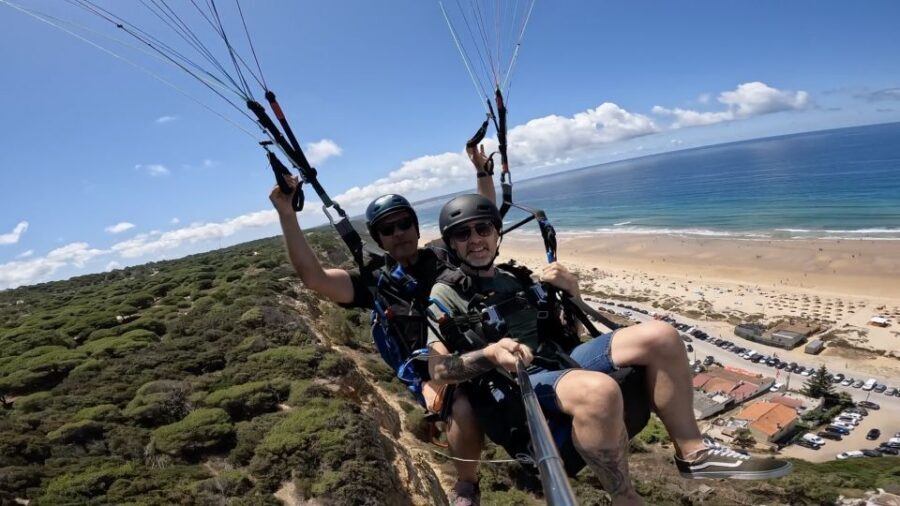 From Lisbon: Paragliding Tandem Flight - The 30-Minute Flow: Meeting, Setup, Waiting, Then Flight