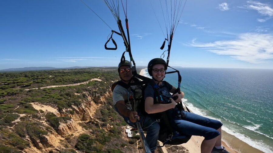 From Lisbon: Paragliding Tandem Flight - Where You Fly From: Sesimbra, Almada, Arrábida, or Santa Rita