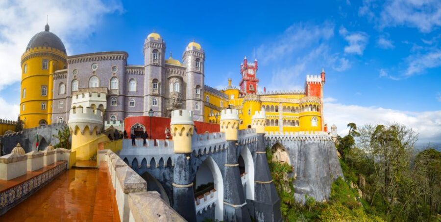 From Lisbon: Sintra Tour - Pena, Regaleira & Monserrate - Pena Palace: Color, Symbols, and the Early-Entry Advantage