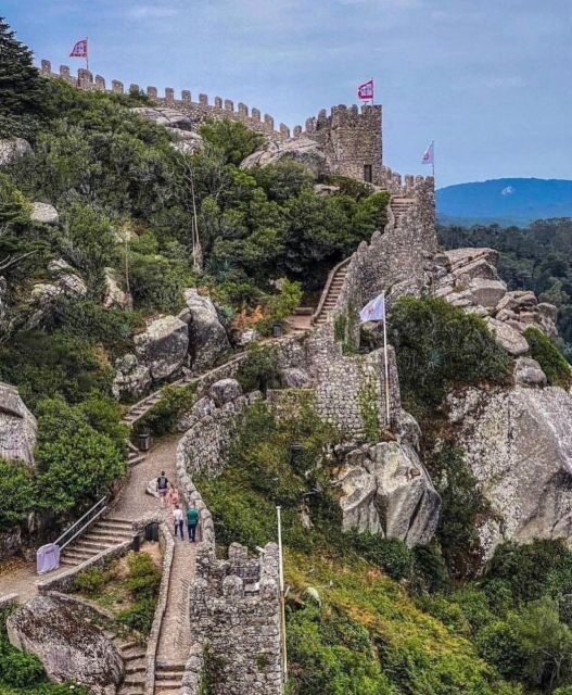 From Lisbon: Visit Queluz, Sintra, Cabo da Roca and Cascais - Pena Palace and its storybook face: inside the fairytale