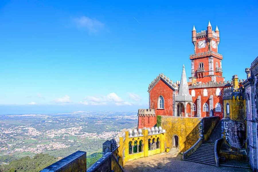 Lisbon: Pena Palace, Sintra, Cabo da Roca & Cascais Day Tour - Pena Palace: guided walk-and-photo time without the interior