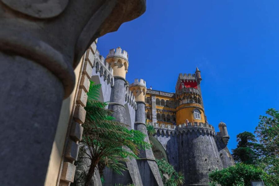 Lisbon: Sintra, Pena Palace, Belém, Cascais Small Group Tour - Pena Palace exteriors: the views-first version that still feels special