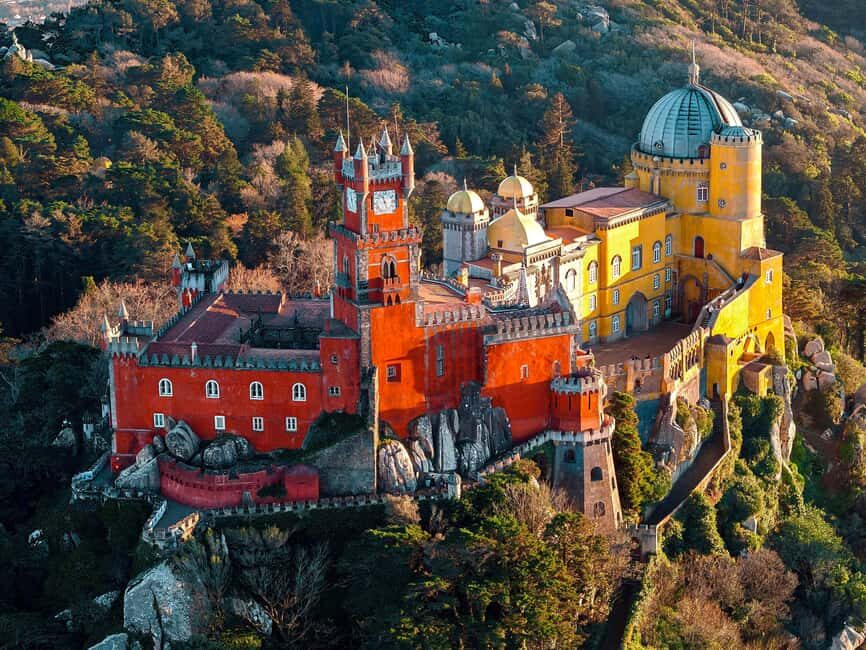 Lisbon: Sintra, Pena Palace, Cabo da Roca, & Cascais Tour - Pena Palace gardens: the easy way to start in Sintra’s “wow” zone