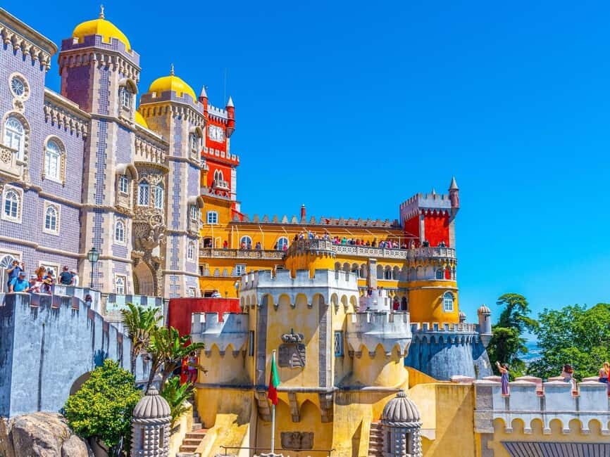 Lisbon: Sintra, Pena, Regaleira, Cabo Roca, Cascais Day Tour - One 8-hour day covering Sintra, Pena, Cabo Roca, and Cascais