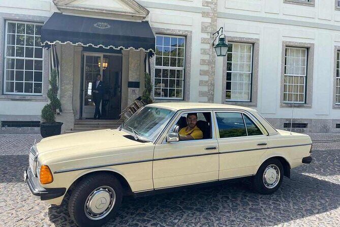 Pena Palace & Sintra Full Day -Private Tour in Classic Car - Azenhas do Mar: cliff views and an ocean pool by the sea