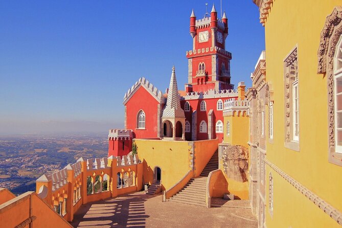 Private tour from Lisbon:Sintra Pena Palace Cabo da Roca, Cascais - Pena National Palace: the fairy-tale stop with real practical walking
