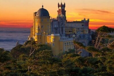 Private Tour Sintra & Cascais - Pena Palace: top-of-the-mountain wonder and Atlantic viewpoints
