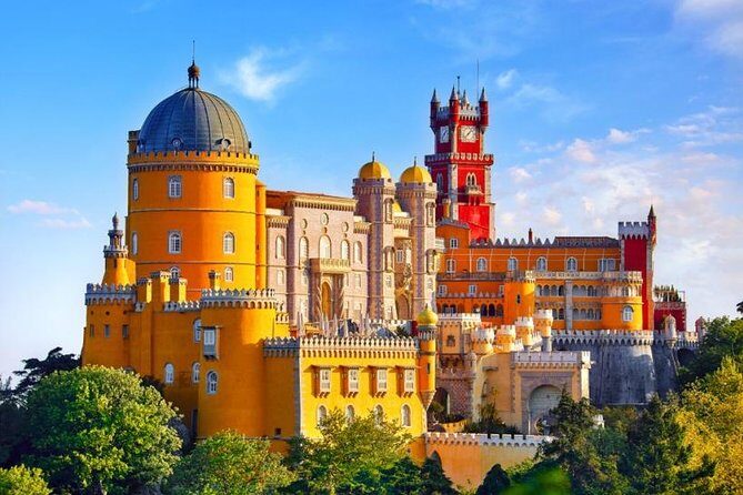 Sintra ALL PALACES - small groups (2-6pax) PRIVATE TOUR - Pena Palace and grounds: the outside views, then the one interior that’s worth it