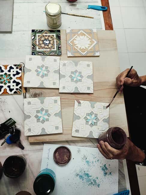Sintra: Hispanic Moorish Tile Workshop - The Aresta Technique: What You’re Actually Learning