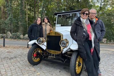 Sintra Tour by Electric Tuk Tuk - The palace and castle loop: Sintra National Palace to Pena viewpoints