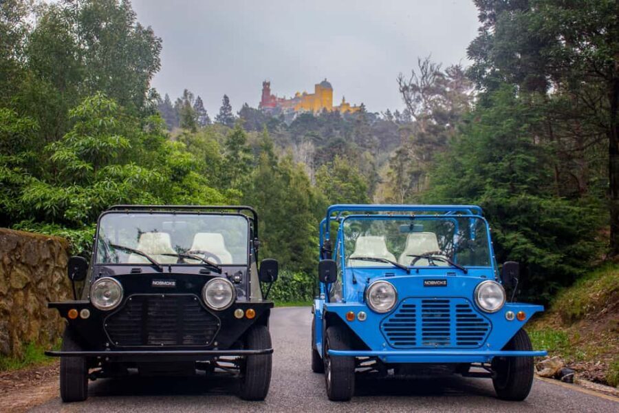 Sintra: Vintage electric Tuk Tuk tour, Pena Palace 4/5 hours - The outside circuit: Sintra Palace, Biester Palace, and the Castle of the Moors